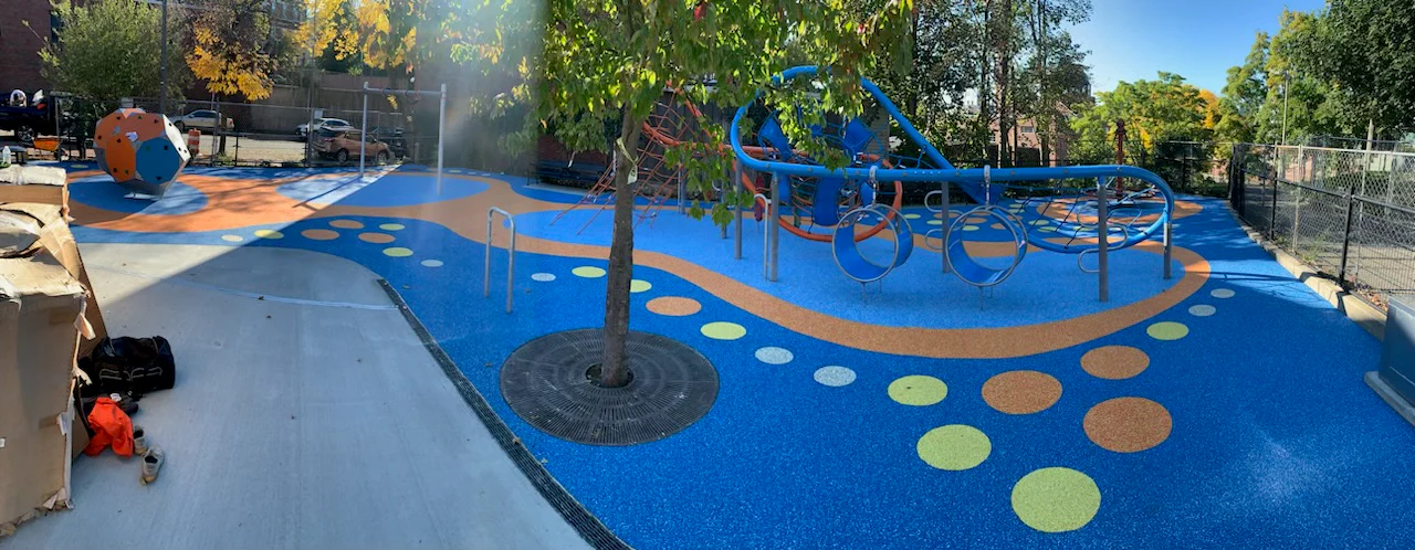 rubber granules flooring